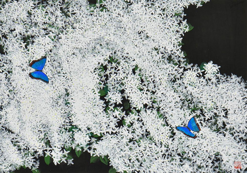 仙人草のある風景